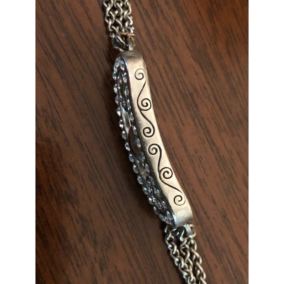 Brighton SLIDING HEARTS retired bracelet Swarovski crystals - Picture 12 of 12